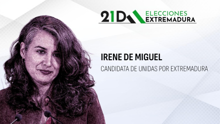 Irene de Miguel, candidata de Unidas por Extremadura