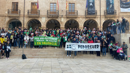 Huelga de Educación en Dénia