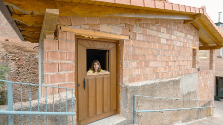 Elena está rehabilitando su casa en Ventosa (La Rioja)