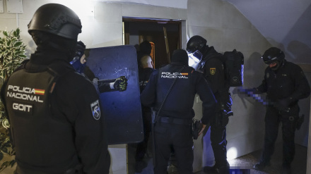 Intervención de la Policía Nacional en una vivienda
