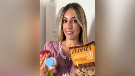 Blanca, nutricionista, en el vídeo