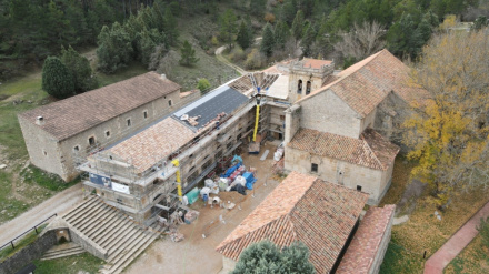 Obras en Sant Joan de Penyagolosa