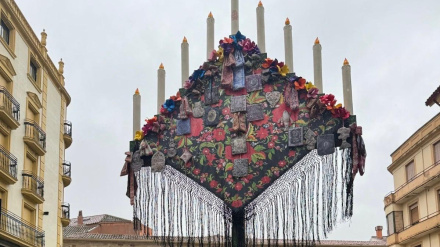 Un ramo leonés colocado en Zamora