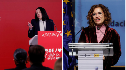 Rebeca Torró y María Jesús Montero