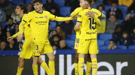 Tsygankov celebra su primer gol en el Real Sociedad - Girona