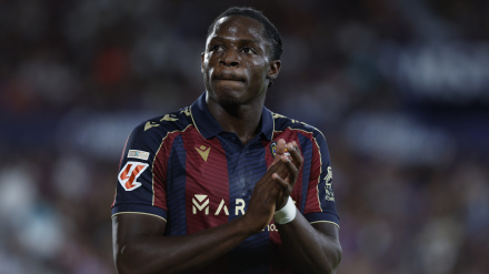 El delantero del Levante suma cinco goles esta temporada con la camiseta granota.