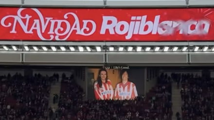 Imagen proyectada en las pantallas