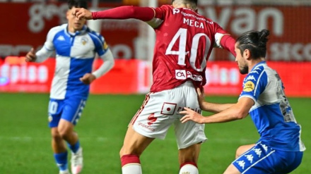 Alejandro Meca debutó con el Real Murcia