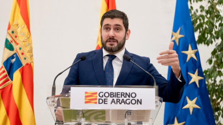 El portavoz de Vox en las Cortes de Aragón, Alejandro Nolasco