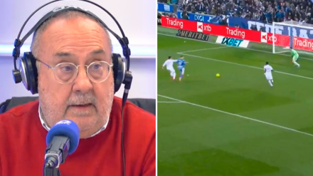 Alfredo Relaño, comentarista de Tiempo de Juego, sobre el posible penalti de Asencio sobre Toni Martínez