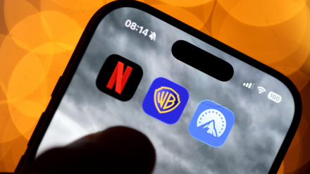 Logotipos de las aplicaciones de Netflix, Warner Brothers y Paramount