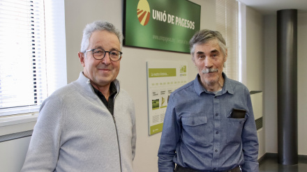 Eudald Sentmartí i Lluís Vila són dos ramaders d'Osona que van estar al capdavant de la gestió de la crisi de la pesta porcina clàssica l'any 2001