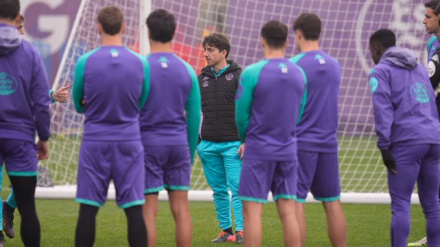Sisi, entrenador del Real Valladolid de forma interina