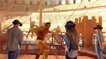 Uno de los momentos más impactantes de la simulación es cuando los participantes recorren la ciudad de Roma como si fueran gigantes