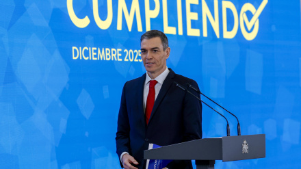 El presidente del Gobierno, Pedro Sánchez, hace balance del curso político