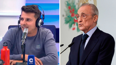 Isaac Fouto y Florentino Pérez