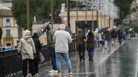 Aviso amarillo este martes por lluvia y tormenta en Cádiz, Granada, Málaga y Sevilla con acumulaciones de hasta 15 l/m2