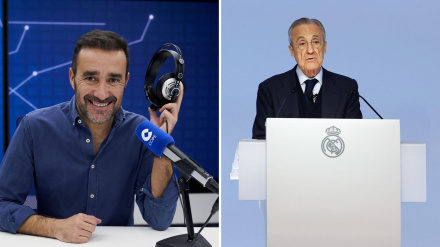 Juanma Castaño y Florentino Pérez