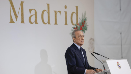 El presidente del Real Madrid, Florentino Pérez