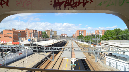 Foto de archivo de la estación de tren de Alcalá de Henares