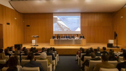 Reunión conjunta de la Confederación Granadina de Empresarios y Cámara Granada antes del tradicional brindis navideño de estas organizaciones empresariales