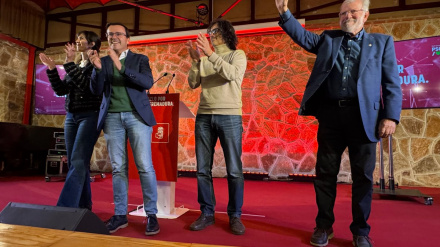 Ibarra, en un acto con Gallardo en Villafranca de los Barros