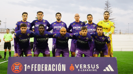 Once inicial del Hércules en El Palmar.