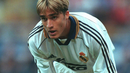 Javi Dorado en su etapa en el Real Madrid