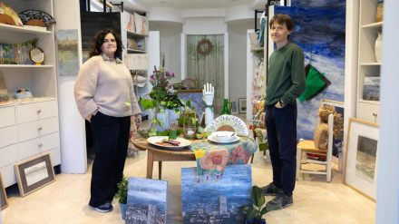 Carlos López y marta Díez (Diario de Navarra)