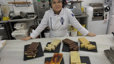 Laura Clavijo presenta sus turrones artesanos