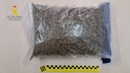 Sustancia estupefaciente aprehendida