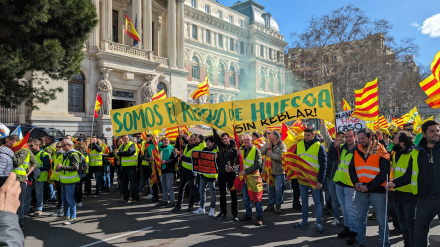 Manifestación en defensa del sector primario