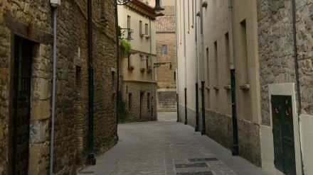 Imagen de archivo de una calle de Pamplona
