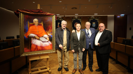 Presentación del nuevo retrato institucional del Cardenal Tarancón