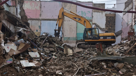 Derrumbe del edificio en la calle Miguel Rios Rosas.| Fotografía: miplayadelascanteras