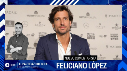 Feliciano López, nuevo comentarista de El Partidazo de COPE