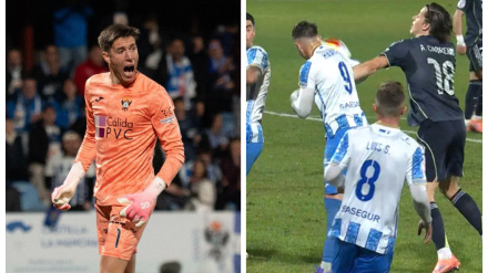 Jaime González, portero del Talavera, sobre el penalti a favor del Real Madrid