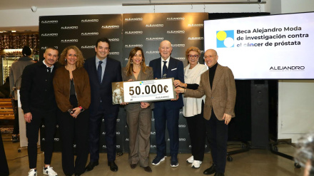 Alejandro Moda ha celebrado el acto oficial de entrega de la Beca Alejandro Moda de Investigación contra el cáncer de próstata.
