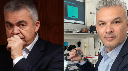 Santos Cerdán y David del Olmo, perito informático