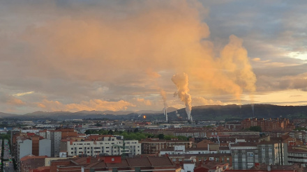 Contaminación en Veriña, en Gijón.