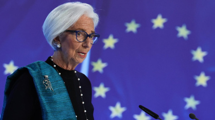La presidenta del BCE, Christine Lagarde, anuncia lo acordado por el Consejo de Gobierno de la entidad europea