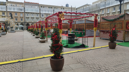 Mercado de Navidad de María Pita, en A Coruña