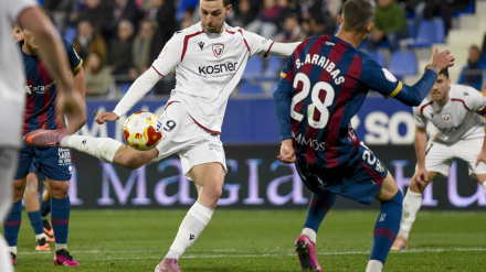 Imagen del partido del Huesca Osasuna