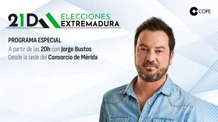 Jorge Bustos lidera el 'Especial elecciones en Extremadura' en COPE