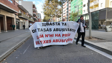Manifestación por la tasa de basuras
