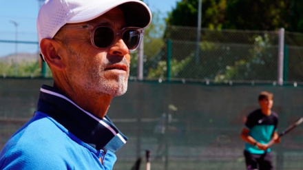 Samuel López, entrenador de tenis