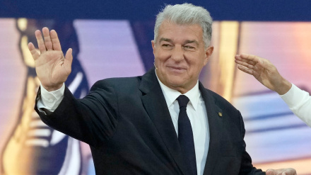 Joan Laporta, presidente del Barcelona, durante un acto institucional reciente