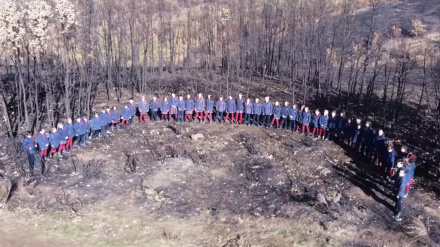 Alumnos del Colegio Leonés en Carrocera