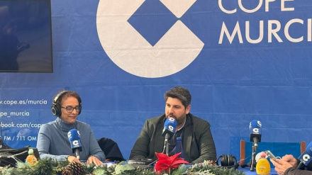 López Miras se ha pasado por el estudio de COPE Murcia en el especial Navidad