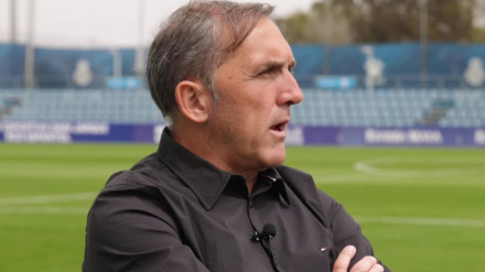 Fran Garagarza en una imagen de archivo en la ciudad deportiva Dani Jarque